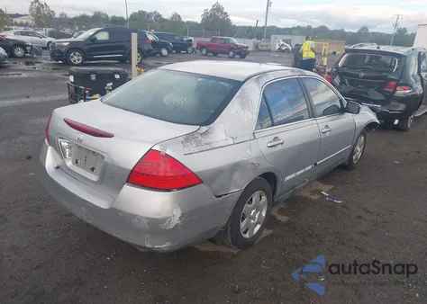 2007 Honda Accord 2.4 Lx из США, поврежденный, VIN 3HGCM56467G710049